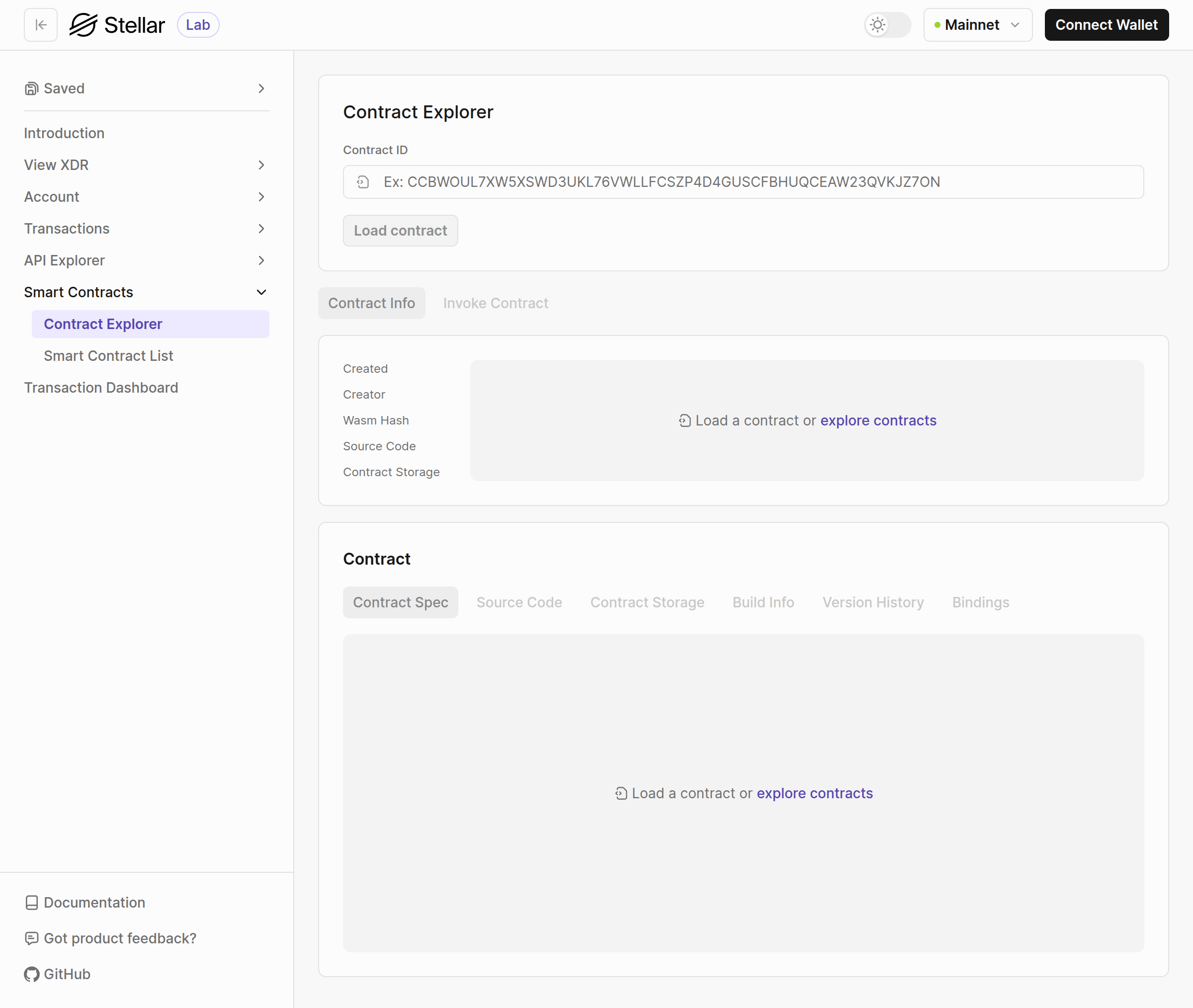 Lab: Contract Explorer