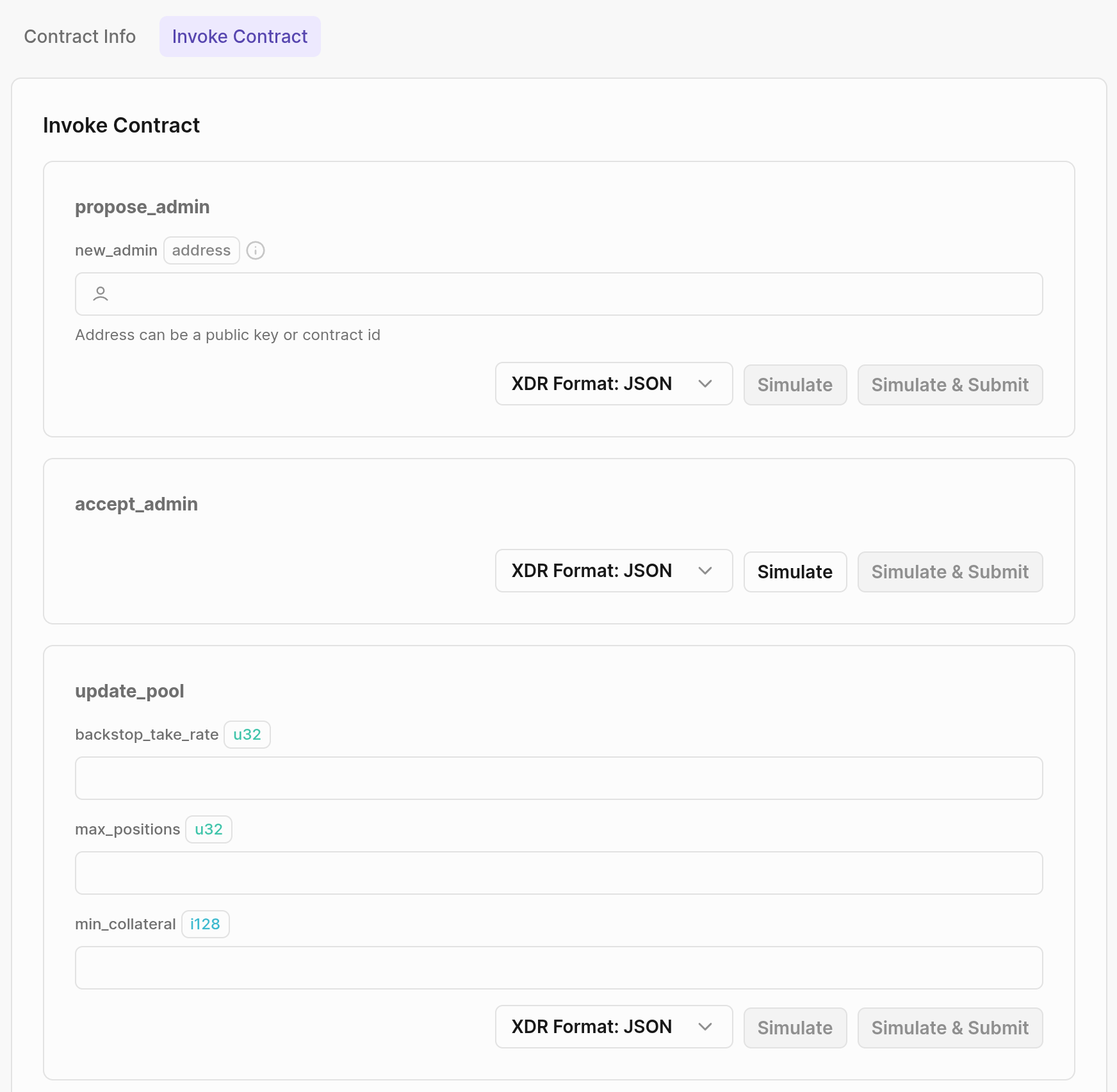 Lab: Contract Explorer: Invoke Contract